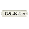 Toilette Sign