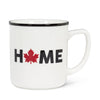Home with Leaf Text Mug
